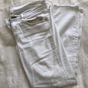 Rag & Bone Dre Capri in white